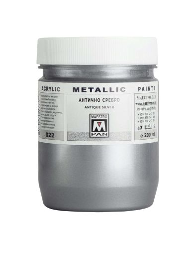 Decor-acryl 200 ml. - Antique silver 022