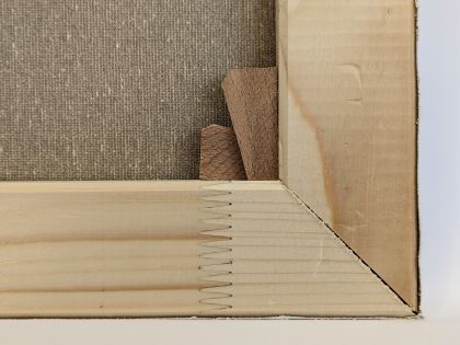 Linen-cotton canvas - 30x30 cm.