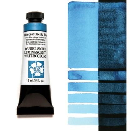 DANIEL SMITH Iridescent Electric Blue Watercolor 15 ml. - World`s finest artists` paints