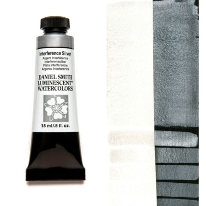 DANIEL SMITH Interference Silver Watercolor 15 ml. - World`s finest artists` paints