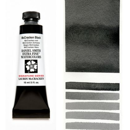 DANIEL SMITH Extra Fine™ McCracken Black Watercolor 15 ml. - World`s finest artists` paints