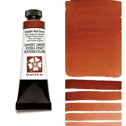 DANIEL SMITH Extra Fine™ English Red Ochre Watercolor 15 ml. - World`s finest artists` paints