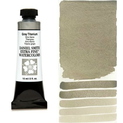 DANIEL SMITH Extra Fine™ Gray Titanium Watercolor 15 ml. - World`s finest artists` paints