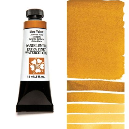 DANIEL SMITH Extra Fine™ Mars Yellow Watercolor 15 ml. - World`s finest artists` paints