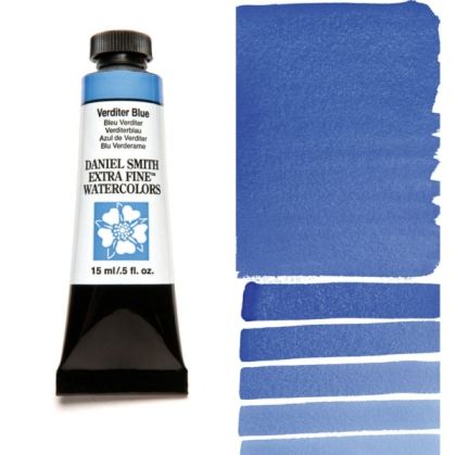 DANIEL SMITH Extra Fine™ Verditer Blue Watercolor 15 ml. - World`s finest artists` paints