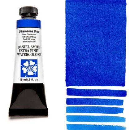 DANIEL SMITH Extra Fine™ Ultramarine Blue Watercolor 15 ml. - World`s finest artists` paints