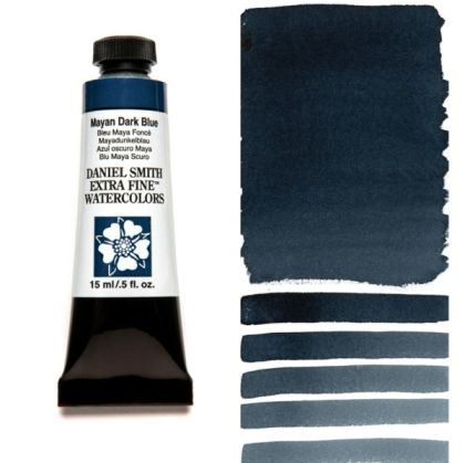 DANIEL SMITH Extra Fine™ Mayan Dark Blue Watercolor 15 ml. - World`s finest artists` paints