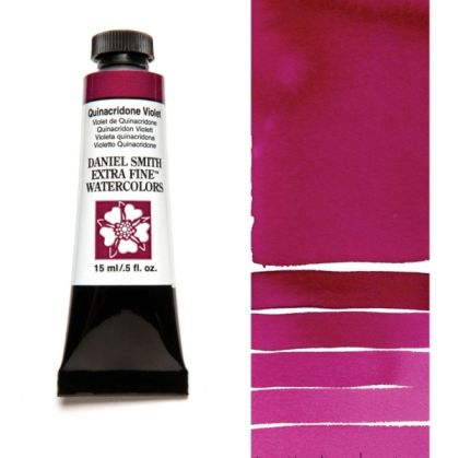 DANIEL SMITH Extra Fine™ Quinacridone Violet Watercolor 15 ml. - World`s finest artists` paints