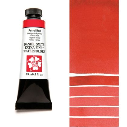 DANIEL SMITH Extra Fine™ Pyrrol Red Watercolor 15 ml. - World`s finest artists` paints