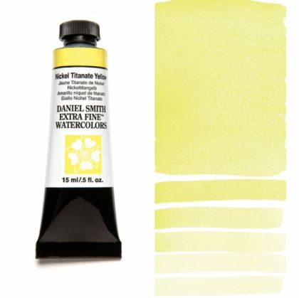 DANIEL SMITH Extra Fine™ Nickel Titanate Yellow Watercolor 15 ml. - World`s finest artists` paints