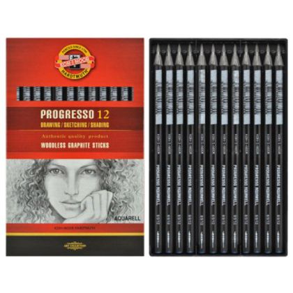 Woodless watersoluble graphite PROGRESSO