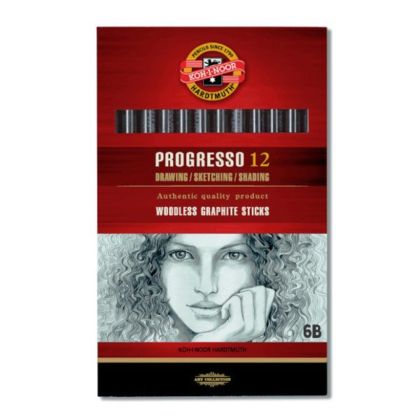 Woodless graphite PROGRESSO - 6B