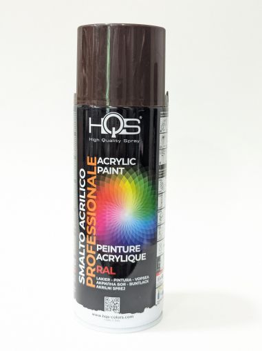 ACRYLIC UNIVERSAL SPRAY GLOSSY - CHOCO BROWN RAL8017