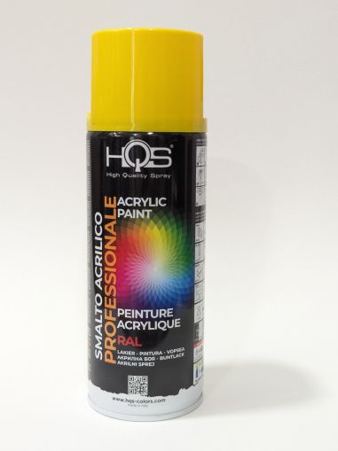 ACRYLIC UNIVERSAL SPRAY GLOSSY - TRAFFIC YELLOW RAL1023