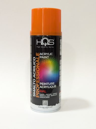 ACRYLIC UNIVERSAL SPRAY GLOSSY - PURE ORANGE RAL2004