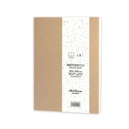 sketchbook 'Natural Touch' 14.5*21cm 128sh beige cover