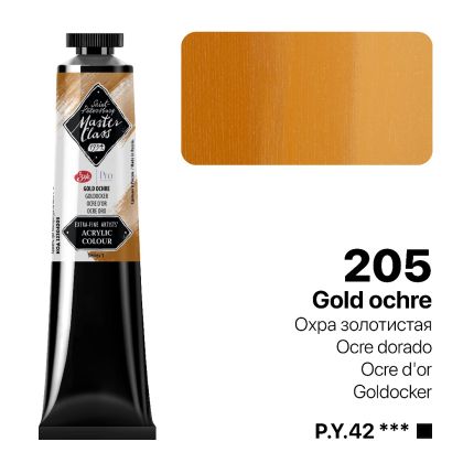 MASTER CLASS PRO ACRYLIC 46ml. - No.205 Gold Ochre