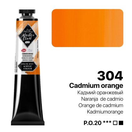 MASTER CLASS PRO ACRYLIC 46ml. - No.304 Cadmium Orange