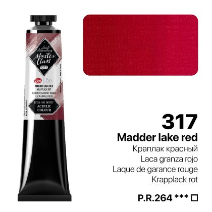 MASTER CLASS PRO ACRYLIC 46ml. - No.317 Madder lake red