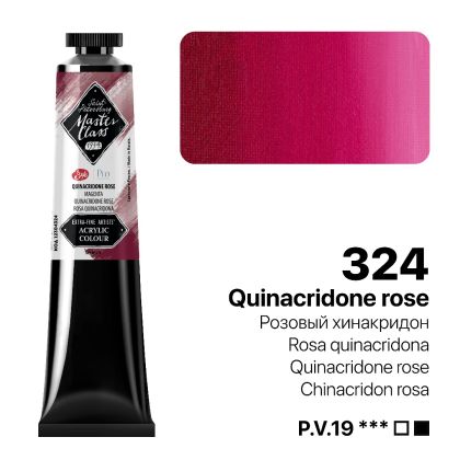 MASTER CLASS PRO ACRYLIC 46ml. - No.324 Quinacridone Rose