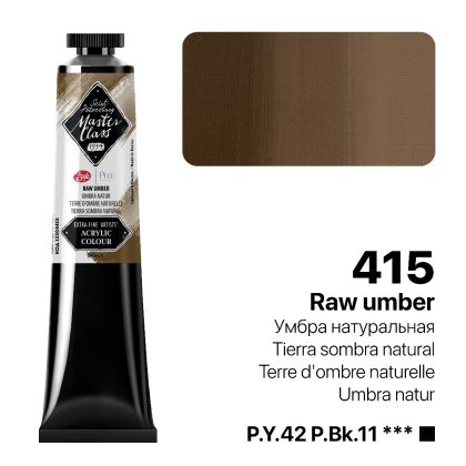MASTER CLASS PRO ACRYLIC 46ml. - No.415 Raw Umber
