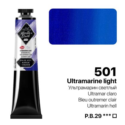 MASTER CLASS PRO ACRYLIC 46ml. - No.501 Ultramarine Light