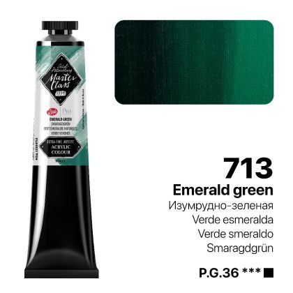 MASTER CLASS PRO ACRYLIC 46ml. - No.713 Emerald Green