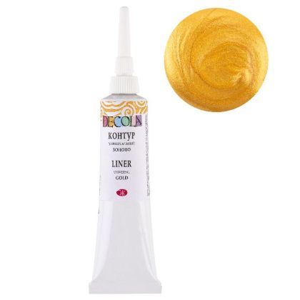 GOLD universal acrylic liner "Decola", 18 ml tube
