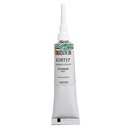 GREEN universal acrylic liner "Decola", 18 ml tube