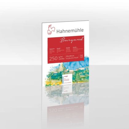 Sketchbook HAHNEMUHLE BURGUND ROUGH 250 GR 30х40 CM, 20 sheets