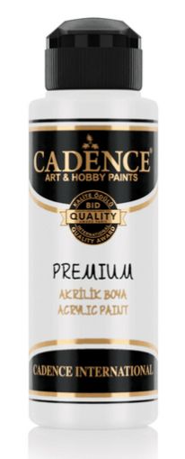 Premium Semi Matt Acrylic Paint CADENCE 120 ml - 0001 White