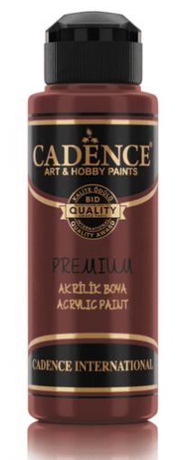 Акрилна боя CADENCE премиум полумат 120 мл. - 9510 червено кънтри