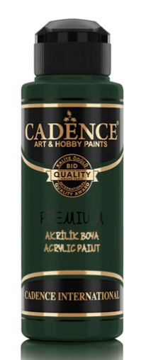 Акрилна боя CADENCE премиум полумат 120 мл. - 9052 Тъмно зелено