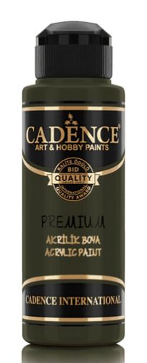 Premium Semi Matt Acrylic Paint CADENCE 120 ml - 8012 Khaki Green