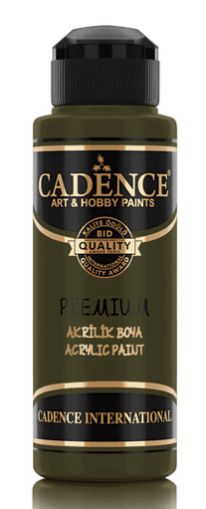 Premium Semi Matt Acrylic Paint CADENCE 120 ml - 8010 Walnut Green