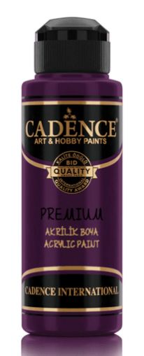 Акрилна боя CADENCE премиум полумат 120 мл. - 7022 Патладжан