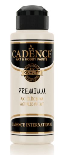 Акрилна боя CADENCE премиум полумат 120 мл. - 6490 Топло бяло