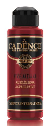 Premium Semi Matt Acrylic Paint CADENCE 120 ml - 4350 Krimson Red