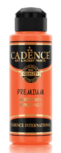 Акрилна боя CADENCE премиум полумат 120 мл. - 4 Флуоресцент Оранж