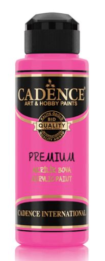 Акрилна боя CADENCE премиум полумат 120 мл. - 9991 Флуоресцент роза