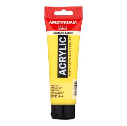 Acrylic color AMSTERDAM Standard 120 ml - Primary yellow 275