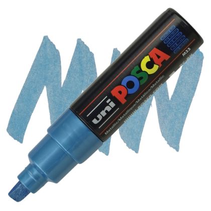POSCA акрилен маркер PC-8K - Металик син