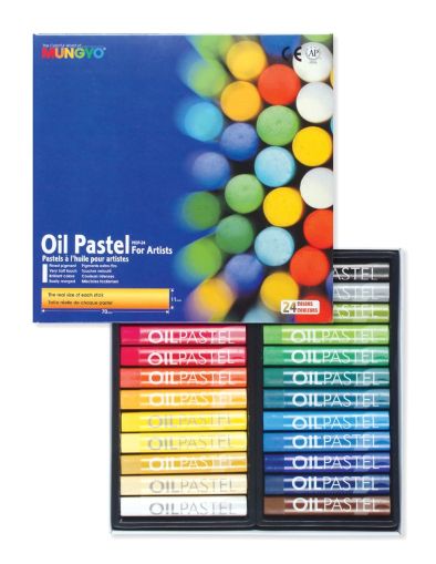 Oil pastels set of 24 colors