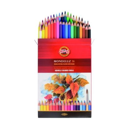 Акварелни моливи 36 цвята KOH-I-NOOR “Плодчета” 