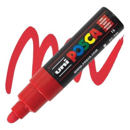 POSCA acrylic pen PC-7M - Red