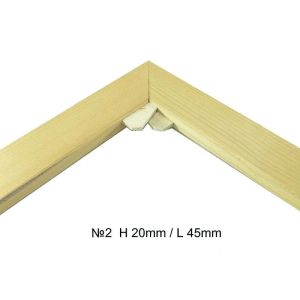 Wooden wedge subframe N2 - 100 cm.