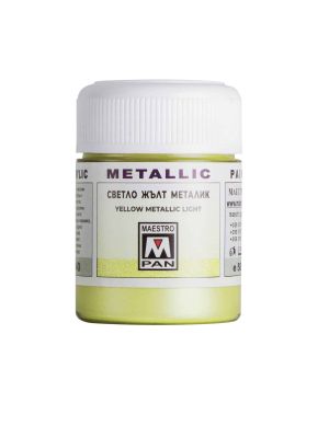 Decor-acryl 50ml. - Light Yellow mettalic 040