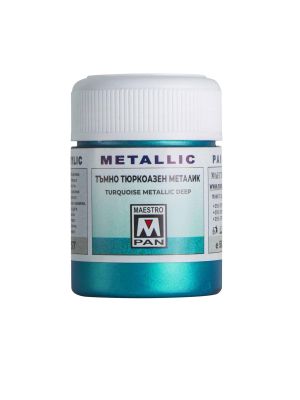 Decor-acryl 50ml. - Deep turquoise metallic 057