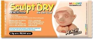 Air dry clay 1kg - Peach color