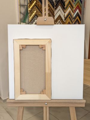 Linen-cotton canvas - 55x55 cm.